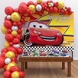 Kit Decoração Personalizado Festa De Aniversário Infantil Carros P CARR01