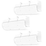 Kit Defletor De Ar Windbree WB 02 90cm 3x Branco