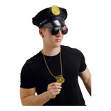Kit Delegado Policial Fantasia Carnaval