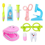 Kit Dentista Mini Doutor Médica Infantil