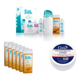 Kit Depil Bella 6 Ceras Refil Papel Perlon St Clara Full