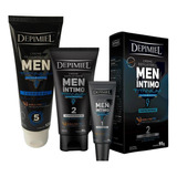 Kit Depilação Depimiel Masculino Men Corpo + Partes Íntimas