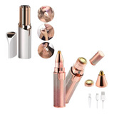 Kit Depilador Caneta Mais Batom Depilador Usb Portátil