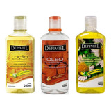 Kit Depimiel Loção Pré Gel Pós Depilatório Óleo Removedor