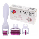 Kit Dermaroller 3 Em 1 Rejuvenescimento E Microagulhamento