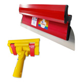 Kit Desempenadeira Berox 40cm Suporte Alongador Inox Massa