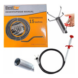 Kit Desentupidor Limpador Para Ralos De Banheiros Boxes Pias