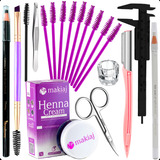 Kit Design Sobrancelha Completo Dermatografico Henna Brinde