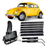Kit Deslize Banco Vw Fusca Brasilia Trilho Largo 8 Peças