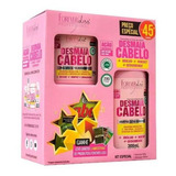 Kit Desmaia Cabelo Forever Liss Shampoo 300ml máscara 200g