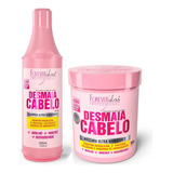 Kit Desmaia Cabelo Shampoo 500ml E Mascara 950g Forever Liss