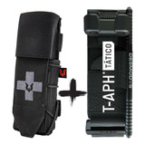 Kit Desmodus Torniquete   Porta Torniquete Profissional Cor Preto