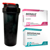Kit Desodalina Monaliz Coqueteleira Sanibras Sabor Sem Sabor