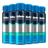 Kit Desodorante Aerosol Gillette Ultimate Fresh 150ml - 6 Un