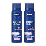 Kit Desodorante Aerossol NIVEA Protect - Care 150ML - 2 Unidades- Nivea- Pacote De 2