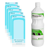 Kit Detergente Riozyme Eco 1 L   100 Envelope 90x260mm