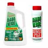 Kit Diab Verde Liquido 1l Granulado 300g Desentupidor