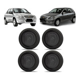 Kit Difusor 4 Grades Saída De Ar Prisma Celta Preto 2007 12