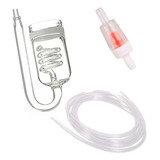Kit Difusor Co2 Espiral Conta Bolhas Mangueira 2m Valvula