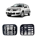 Kit Difusor De Ar Central Renault Clio 2000 2015 Cinza Par