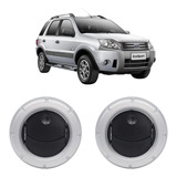 Kit Difusor De Saída Ar Ecosport 2008 2012 Aro Prata