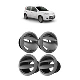 Kit Difusor Saida Ar Painel Uno Vivace Nova Fiorino Cinza