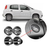 Kit Difusor Saida Ar Painel Uno Vivace Nova Fiorino Cinza