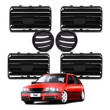 Kit Difusor Tela Saída Ar Gol Sav Parati G3 00 05 Preto Full