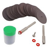 Kit Disco Corte Fino Com Haste Mini Micro Retifica Furadeira