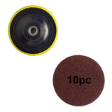 Kit Disco De 115mm E 10 Lixas P Politriz E Esmerilhadeira
