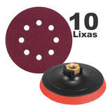 Kit Disco De 125mm 10 Lixas P/politriz E Lixadeira Polimento