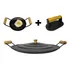Kit Disco De Arado50cm tampa frita Ovo prensa chapa porção