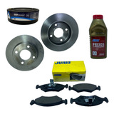 Kit Disco De Freio Mds Pastilha Jurid Fluído Jurid Escor