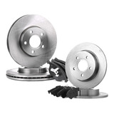 Kit Disco E Pastilha Dianteiro E Traseiro Bmw 325i 1990 1999
