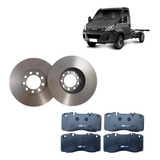 Kit Disco Freio Diant C Pastilha Para Iveco Daily 2008 18