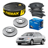 Kit Disco Freio Dianteiro Pastilha Corolla 1 8 2006 2007