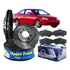 Kit Disco Freio   Pastilha Civic 1 7 16v 2002 2003 2004 2005