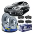 Kit Disco Freio + Pastilha New Civic 2007 2008 2009 2010