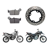 Kit Disco Freio Pastilha Traseira Nx400 Falcon Xre300 S abs