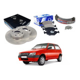 Kit Disco Lona Pastilha Freio Syl Uno 1 0 2006