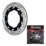 Kit Disco Pastilha De Freio Yamaha Xj6 N Abs Ano 2018 2019