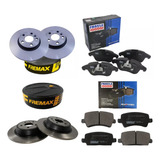 Kit Disco Pastilha Dianteira E Traseira Evoque 2011 A 2015