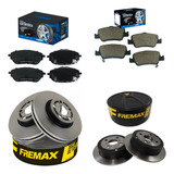 Kit Disco Pastilha Dianteira Traseira Corolla 2015 A 2018