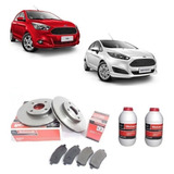 Kit Disco Pastilha Fluido De Freio Ford Ka E New Fiesta