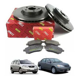 Kit Disco Pastilha Freio Dianteiro Corolla 2008 Original Trw