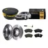 Kit Disco + Pastilha Freio Dianteiro Mercedes C180 2012 Dian