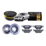 Kit Disco Pastilha Freio Traseiro Bmw 05 11 320i 325i 130i