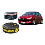 Kit Disco Pastilha Freio Traseiro Peugeot 206 207 1 6 16v