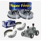 Kit Disco Pastilha Tambor Sapata 2 Cilindro Celta 2000 2001