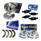 Kit Disco Pastilha Tambor Sapata 2 Cilindro Celta 2000 2001